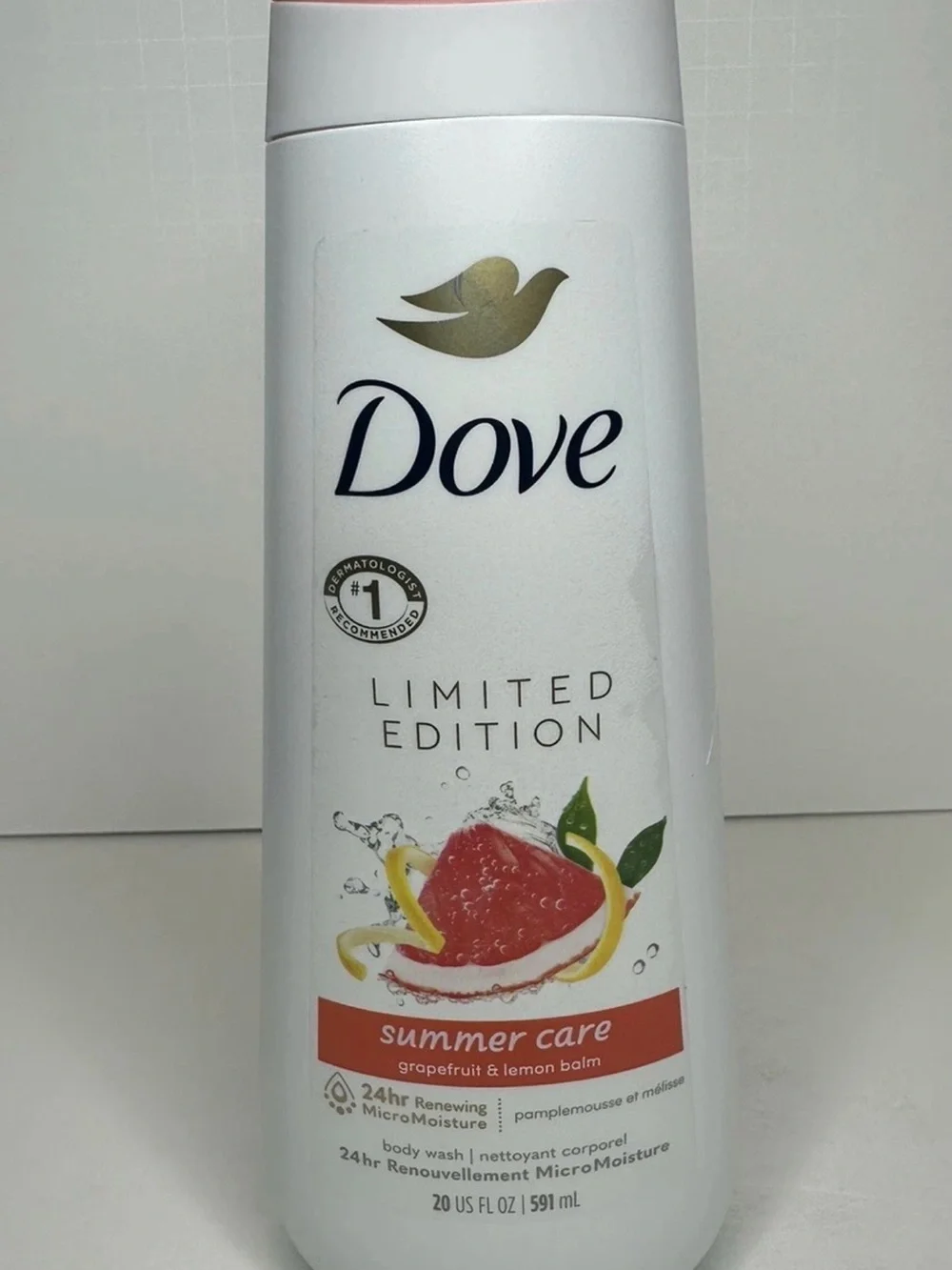 DOVE Limited Edition Summer Care Body Wash – Pink/Coral